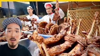 Most Genius Cooking Skills of Meat King!! - Uzbekistan Street Food Tour in Andijan