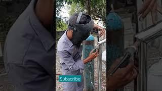 tig welding#stainless steel welding#304 #ss railing#ss #youtubeshorts #youtube viral#argon