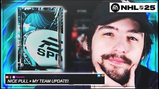 CRAZY PULL IN A COMPETITIVE PACK! + TEAM UPDATE IN NHL 25 HUT