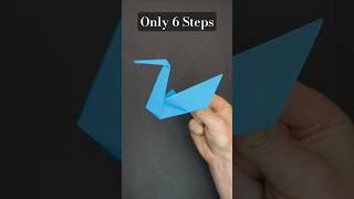 Easy Paper SWAN  #shorts #diy #origami #swan