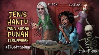 Jenis Hantu Indonesia yg Punah terlupakan + Illustrasinya  #HORORTIME Pujon, Dongga Longga, Tuselak