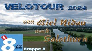 Aare-Route 8 Etappe 5 Biel Nidau-Solothurn #fahrradtour #schweiz #tag4