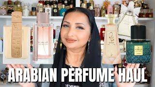 ARABIAN PERFUME HAUL | LATTAFA ANGHAM, THE KINGDOM WOMEN, KHADLAJ SARA, INTOXICATE BLUE, ADORABLE