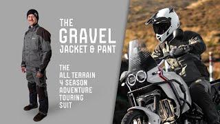 The Gravel Jacket and Pant. The all terrain four season adventure touring suit.