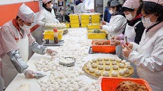 매일 10,000씩 팔리는 왕만두!! 경력 50년 달인 만두가게 l Most Popular Korean Dumplings – Korean Street Food