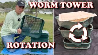 Rotating Your Worm Tower Like a Pro! | Vermicompost Worm Farm