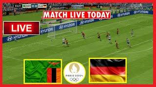 ZAMBIA x GERMANY LIVE   WOMEN'S FOOTBALL OLYMPIC GAMES 2024 Watch Full Match LIVE TODAY ALL GOALS