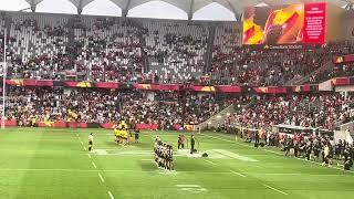 NRL Pacific Championships Finals - National anthems, Sipi Tau, Haka. Sydney 10/11/2024