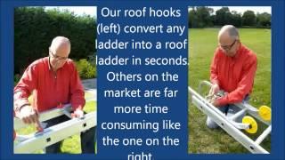 Universal 'Quick Build' Ladder Roof Hooks