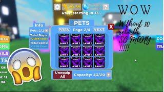 How to open OMEGA pets without 10 rebirth ll Legends Of Speed ll Roblox