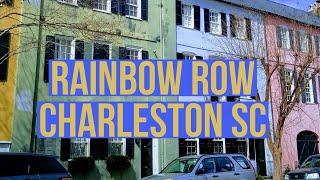 Visit The Rainbow Row Houses & The Battery in Charleston, South Carolina |DRIVE AROUND VIEW|