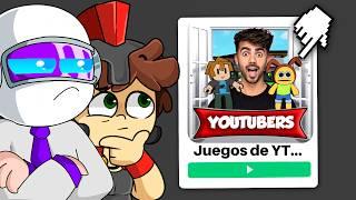 Probé Los JUEGOS MAS FAMOSOS de YOUTUBERS en ROBLOX 