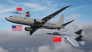 US Navy Patrol INTERCEPTS Chinese SPY JETS Over South China Sea, Then THIS Happened…