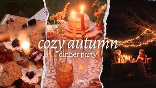 A Magical Autumn Dinner Party ️ autumn inspired recipes, decor ideas & more!