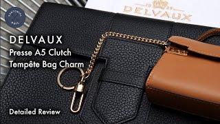 Delvaux Presse A5 & Tempête Bag Charm Detailed Review