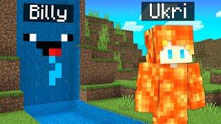 Billy vs Ukri WASSER und LAVA Hide and Seek in Minecraft!