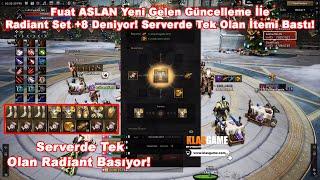 Fuat ASLAN - Rise Online Yeni Güncelleme İle Radiant Set +8 Deniyor! Serverde Tek! | Rise Online