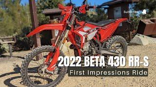 ZenDiime's 2022 Beta 430 RR-S First Impressions Ride