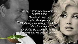 JULIO IGLESIAS & DOLLY PARTON   WHEN YOU TELL ME THAT YOU LOVE ME Lyrics   YouTube