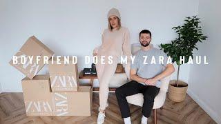 BOYFRIEND DOES MY ZARA HAUL | Suzie Bonaldi