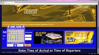 RTC - How To Use Transit Trip Planner