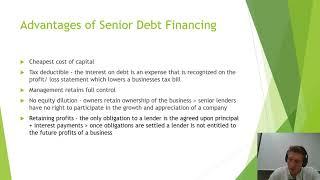 What is Senior Debt Financing