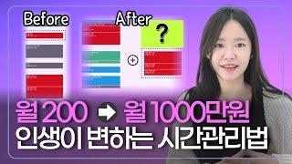 월 1000만원 벌었던 루틴 공개, 이렇게 하루를 채우면 인생이 변합니다.