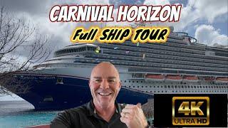 CARNIVAL HORIZON ULTIMATE SHIP TOUR IN 4K