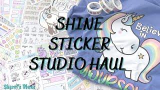 SHINE STICKER STUDIO HAUL | NEW TO ME PLANNER STICKER SHOP!