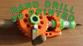 Hand drill 3D Printing