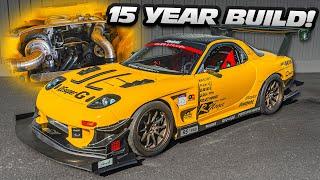 16YR Old Lived in RX-7 then Built it into a WIDEBODY DREAM CAR! (Chris' Inspiring Story)