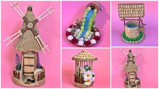 4 Diy Jute Home Decoration/ Jute Craft Ideas/ Jute Rope Craft Ideas