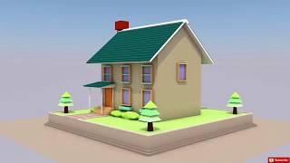 How To Make Animated House Model in Cinema 4d Tutorial ||By Back2fun tutorials||