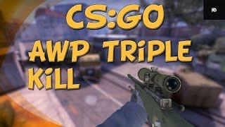 CS:GO FREE DEMO | AWP TRIPLE KILL +1 [60FPS]