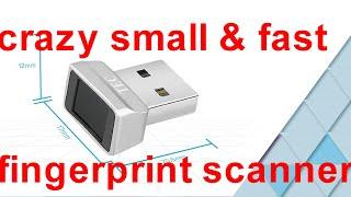 TEC fingerprint scanner for Windows 10 & 11. quick review and installation