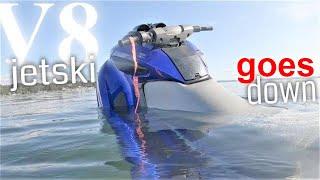 v8 jetski sinks