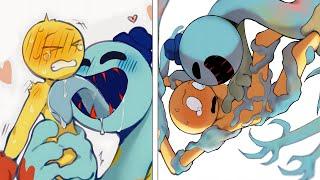 Doey and Player Infinitely Hungry Big Guy | Poppy Playtime Chapter 4 | Comic Dub