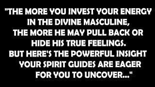 Divine Feminine: Your soul recognized this masculine at first but your intuition made you turn away.