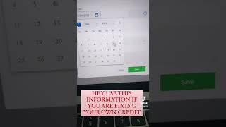 Dispute personal information on credit report