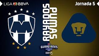 Resumen y Goles | Rayados vs Pumas | Liga BBVA MX - Guard1anes 2021 - Jornada 5