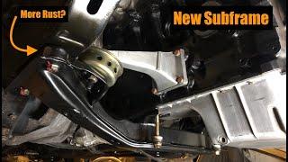 Pt. 21 BMW E30 325i Subframe Replacement (no engine hoist)