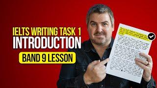 IELTS Writing Task 1 Introductions- Band 9 Lesson