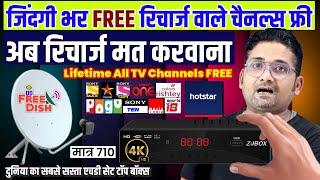 DD FREE DISH Life Time Free HD Set Top Box | ALPINE HD Box Unboxing | Best Bina Recharge Wala Box