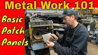 Metal Repair 101:  How to Make Sheet Metal Patch Panels with a Simple Pattern