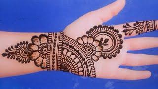 New floral front Hand Mehndi design | Simple Mehndi | Mehndi ka design |Mehandi|Mehndi| Mehdi dejain