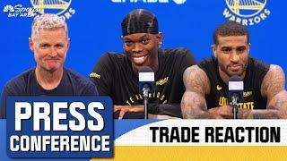 Why Dennis Schröder is 'really happy' to partner with Curry, Draymond | NBC Sports Bay Area