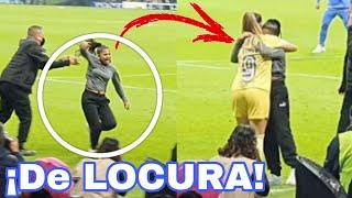 Aficionada SALTA a la CANCHA para abrazar a Katty Martínez - Final América vs Tigres Femenil