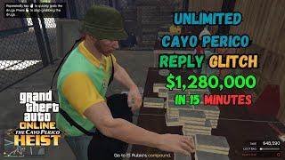 *DECEMBER* 2024 UNLIMITED CAYO PERICO REPLY GLITCH $1,280,000 IN 15 MINUTES | GTA5 ONLINE