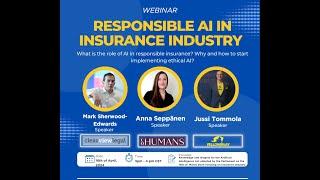 Webinar - Responsible AI in Insurance Industry