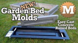 Concrete Raised Garden Bed Molds - Plastic ABS Portland Cement based Forms